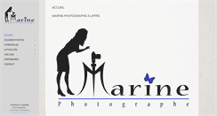 Desktop Screenshot of marinephotographe.com